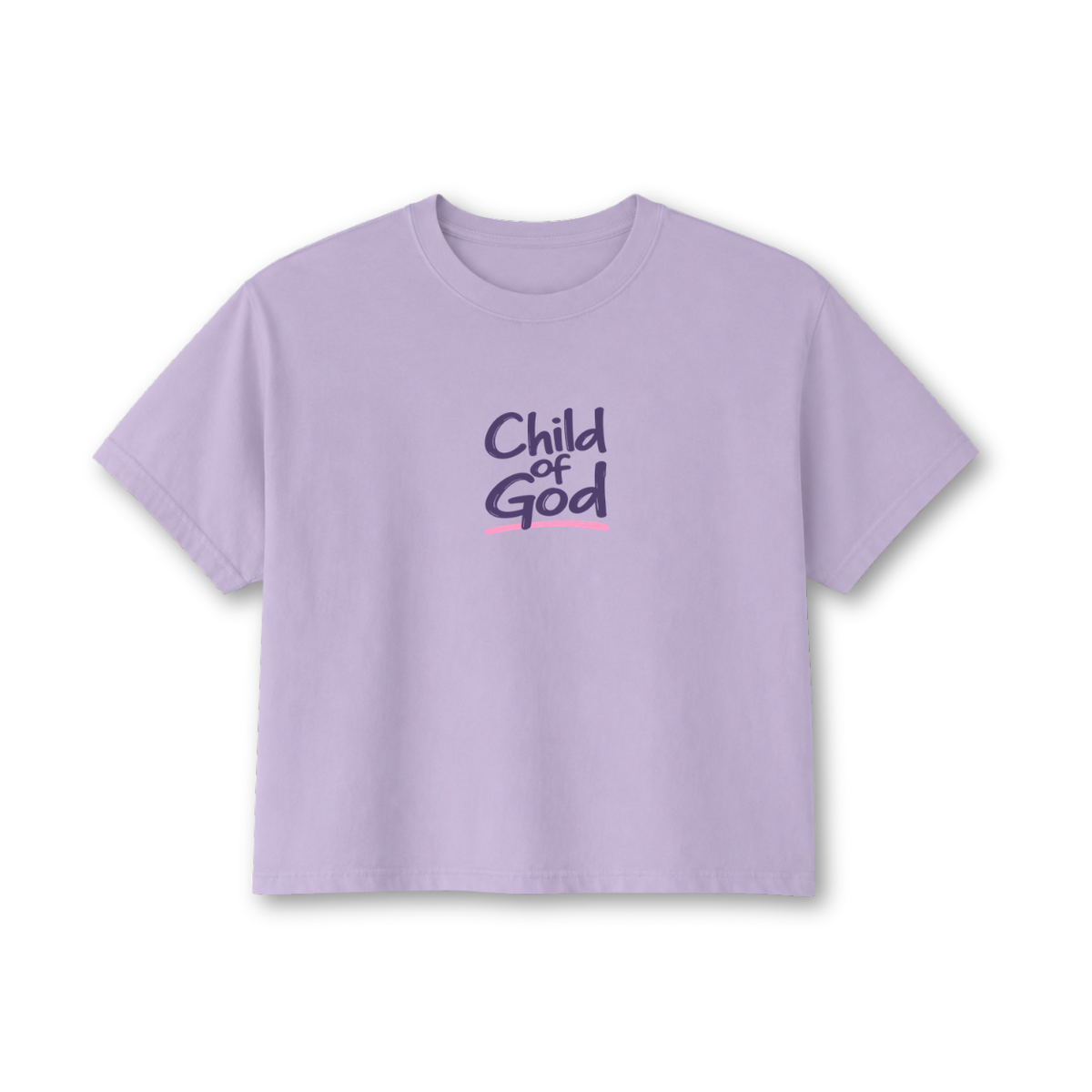 Child of God (Boxy crop tee)